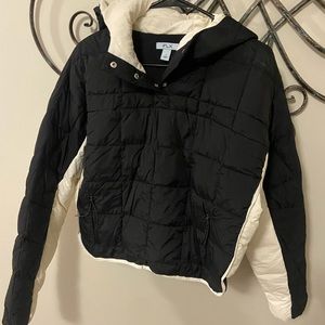 women’s cropped FLX puffer coat, medium